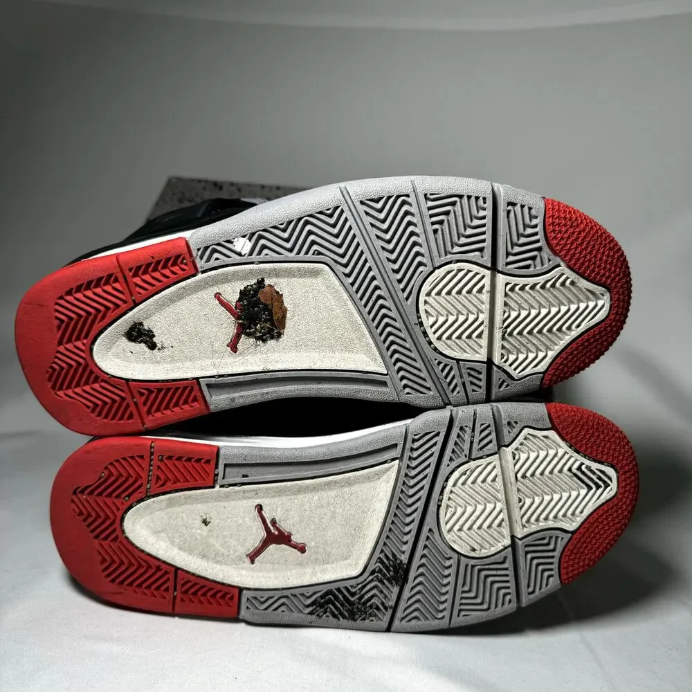 Size 7 - Nike Air Jordan 4 Retro GS Bred Reimagined Men's Shoes